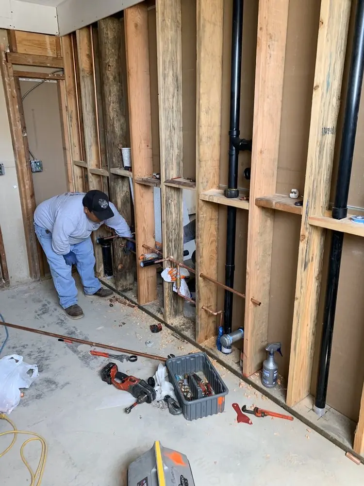 Commercial rough-in plumbing for Commercial Plumbing in Solebury